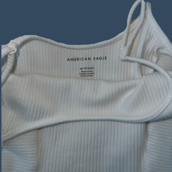 Ribbed American Eagle 2 Piece Bodysuit Top - Picture 9 of 11